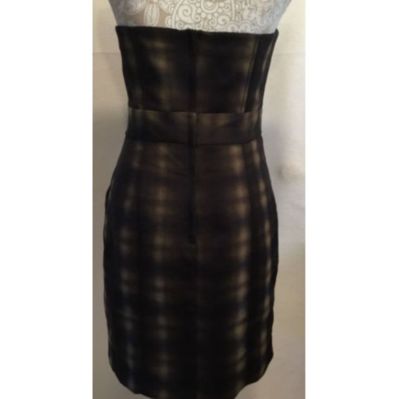 H&M Strapless Two Pocket Pleated Dress Size 8 - Picture 2 of 7